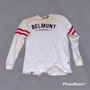 Vintage style “Belmont Ice house🧊” Men’s long sleeve
